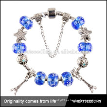 2015 CZ Piedra Pulsera Pulsera 925 Plata esterlina Charm Pulseras